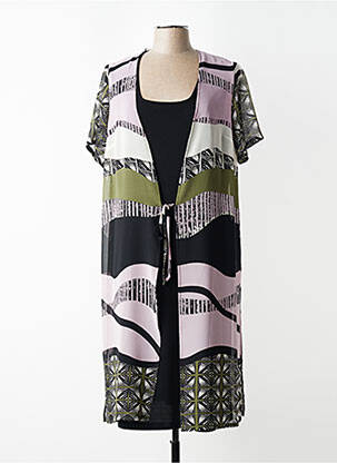 Ensemble robe tissage crêpe noir FRANCE RIVOIRE femme
