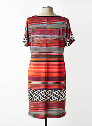 Robe courte manches courtes manches courtes orange TELMAIL femme