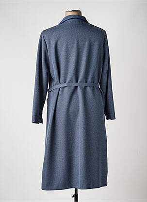 Robe mi-longue manches longues manches longues bleu 20/20 femme