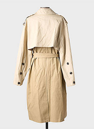 Trench tissage popeline sans capuche beige BA&SH femme