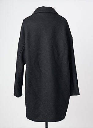 Manteau long coupe cintrée sans capuche noir SESSUN femme