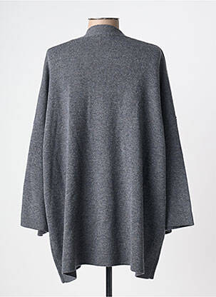 Gilet manches longues stretch gris MAJESTIC FILATURES femme