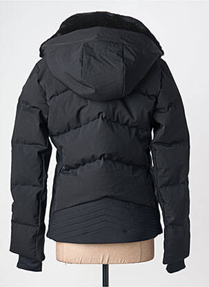 Doudoune manches longues a capuche noir FUSALP femme