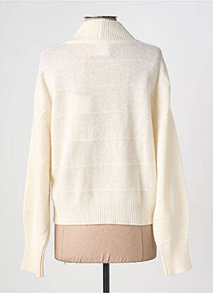 Gilet manches longues stretch beige ABSOLUT CASHMERE femme