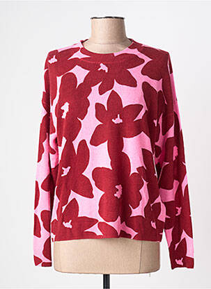 Pull stretch manches longues rose ABSOLUT CASHMERE femme