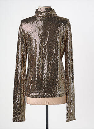 Top coupe cintrée manches longues or ESSENTIEL ANTWERP femme