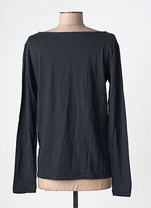 T-shirt manches longues manches longues noir MAJESTIC FILATURES femme