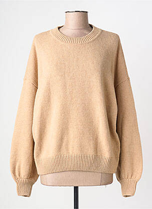 Pull stretch manches longues beige SESSUN femme