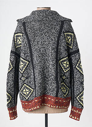 Gilet manches longues stretch gris BA&SH femme