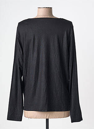 T-shirt manches longues manches longues noir MAJESTIC FILATURES femme