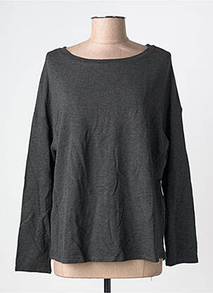 T-shirt manches longues manches longues gris MAJESTIC FILATURES femme