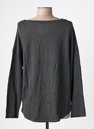 T-shirt manches longues manches longues gris MAJESTIC FILATURES femme