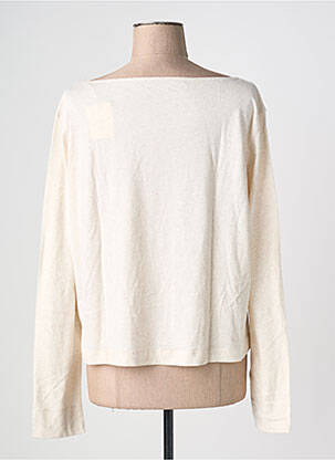 T-shirt manches longues manches longues beige MAJESTIC FILATURES femme