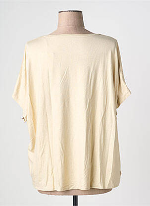 Top stretch manches courtes or MAJESTIC FILATURES femme