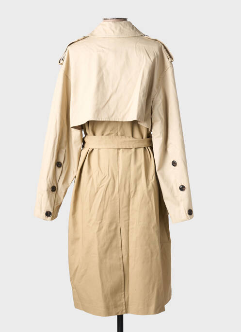 Trench tissage popeline sans capuche beige BA&SH femme