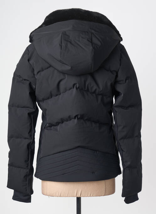 Doudoune poches a capuche noir FUSALP femme