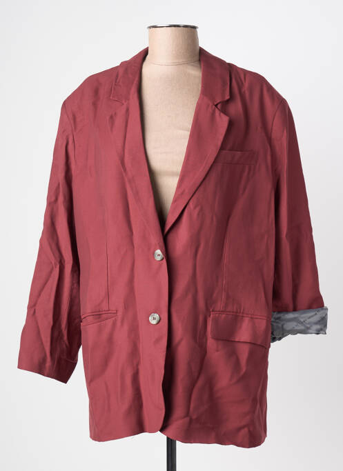 Blazer poches rouge AMERICAN VINTAGE femme