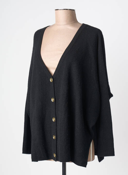Gilet manches longues stretch noir ABSOLUT CASHMERE femme