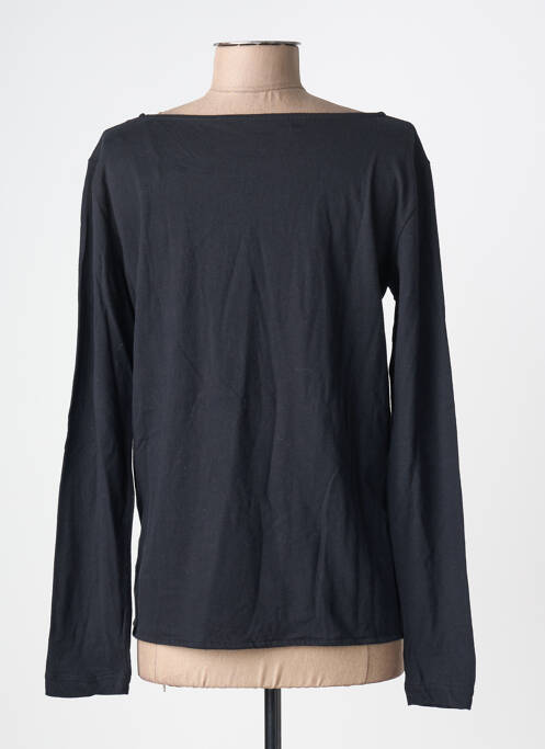 T-shirt manches longues manches longues noir MAJESTIC FILATURES femme