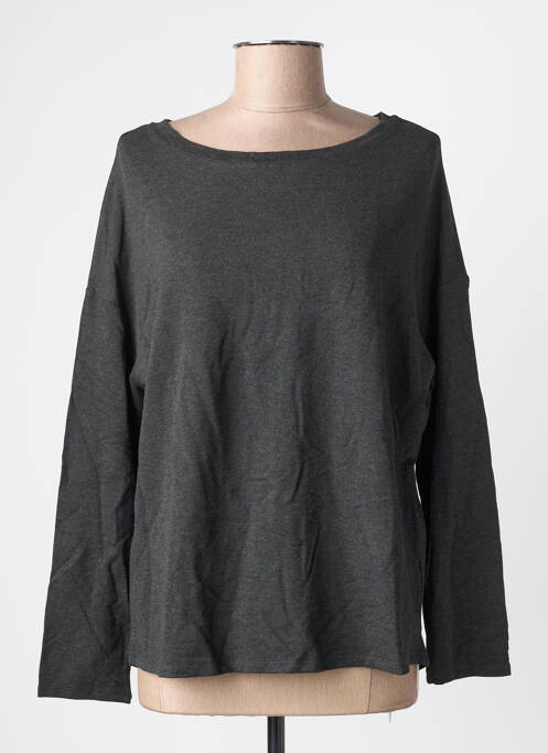 T-shirt manches longues manches longues gris MAJESTIC FILATURES femme