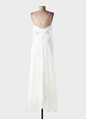 Robe longue sans manche sans manche blanc BA&SH femme
