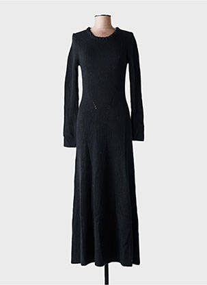 Robe pull coupe cintrée manches longues noir BA&SH femme