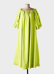 Robe longue manches courtes manches courtes vert ESSENTIEL ANTWERP femme