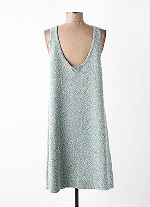 Robe mi-longue sans manche sans manche bleu AMERICAN VINTAGE femme