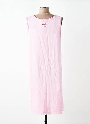 Robe mi-longue sans manche sans manche rose AMERICAN VINTAGE femme