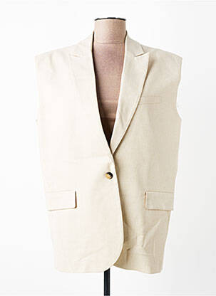 Blazer finition intérieure doublée beige BA&SH femme