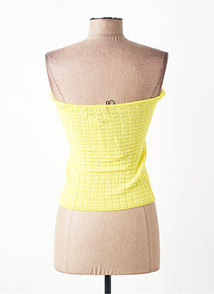 Top coupe cintrée sans manche jaune ESSENTIEL ANTWERP femme