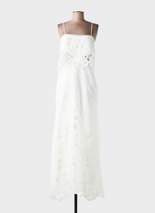 Robe longue sans manche sans manche blanc BA&SH femme