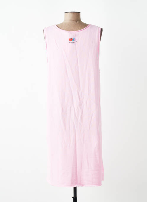 Robe mi-longue sans manche sans manche rose AMERICAN VINTAGE femme