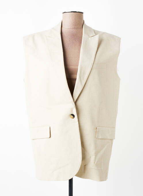 Blazer finition intérieure doublée beige BA&SH femme