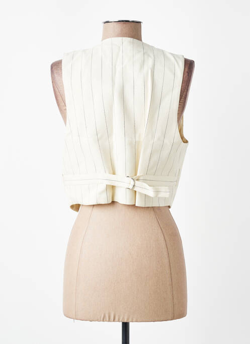 Gilet sans manche doublure beige BA&SH femme