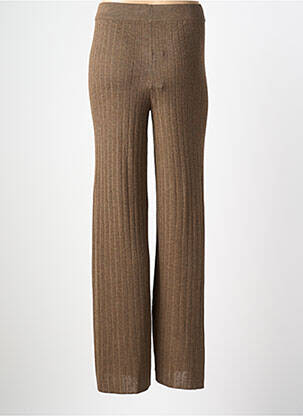 Pantalon flare stretch taille normale marron ONLY femme