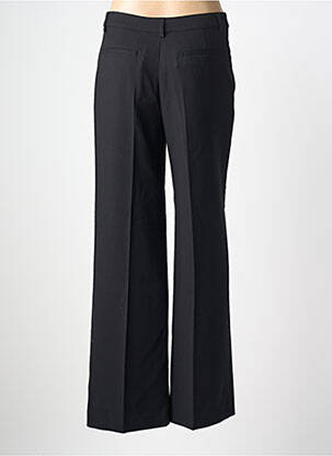 Pantalon droit taille à pinces taille haute noir SESSUN femme