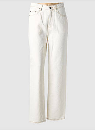 Jeans coupe droite taille normale taille normale beige AMERICAN VINTAGE femme