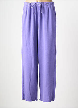 Jogging stretch taille normale violet AMERICAN VINTAGE femme