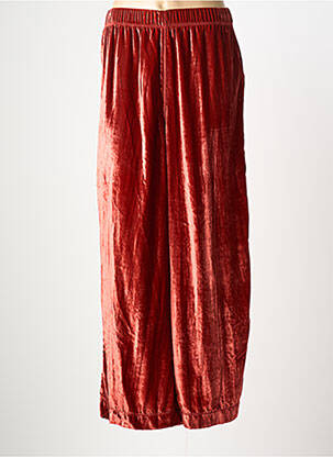 Pantalon large coupe fluide taille normale orange AMERICAN VINTAGE femme