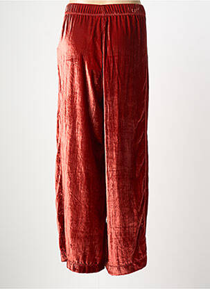 Pantalon large coupe fluide taille normale orange AMERICAN VINTAGE femme