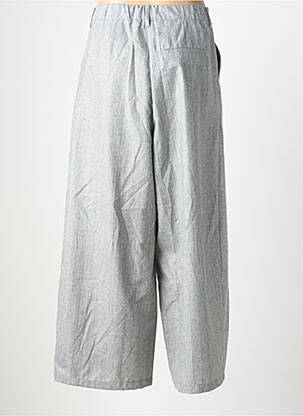 Pantalon 7/8 taille haute taille haute gris AMERICAN VINTAGE femme