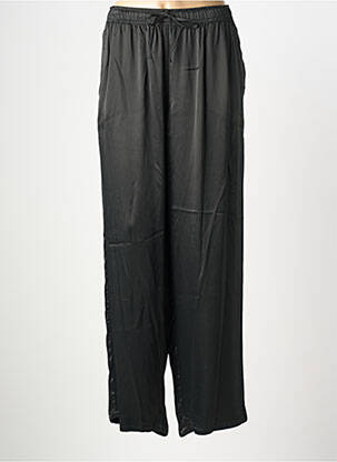 Pantalon large coupe fluide taille normale noir AMERICAN VINTAGE femme