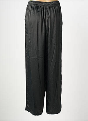 Pantalon large coupe fluide taille normale noir AMERICAN VINTAGE femme