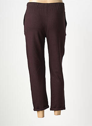 Jogging slim taille normale rouge MAJESTIC FILATURES femme