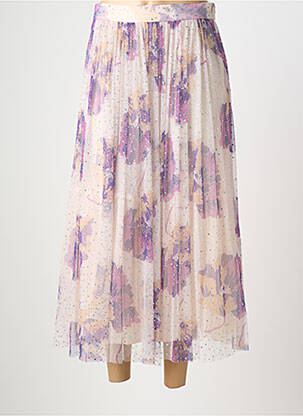 Jupe longue coupe fluide beige BA&SH femme