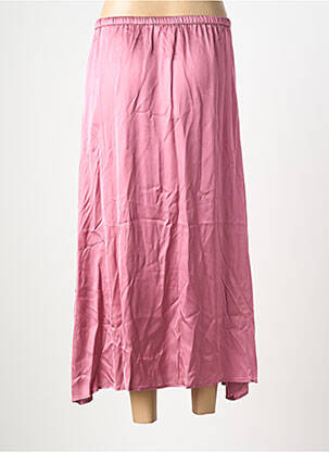 Jupe longue coupe fluide rose AMERICAN VINTAGE femme