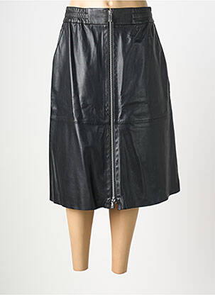 Jupe mi-longue coupe évasée noir BA&SH femme