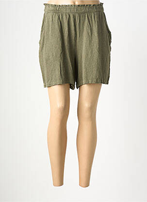 Short taille normale taille normale vert MAJESTIC FILATURES femme