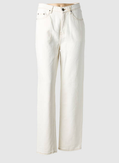 Jeans coupe droite taille normale taille normale beige AMERICAN VINTAGE femme